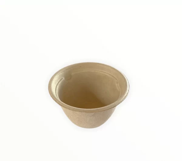 Salsero 2 oz con tapa PLA (Ajuste hermético) Bambú/Bagazo de caña - Imagen 2
